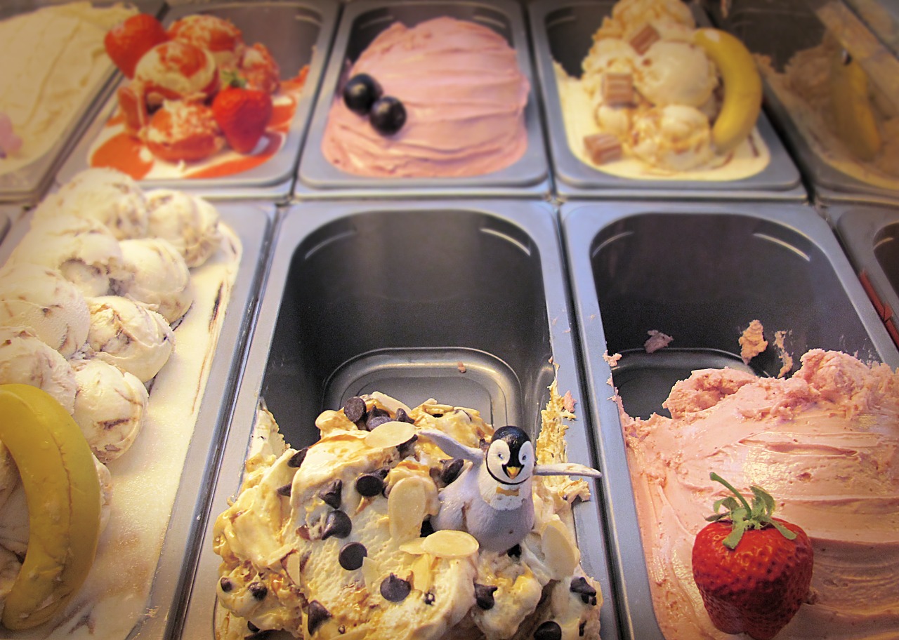 display ice cream freezer