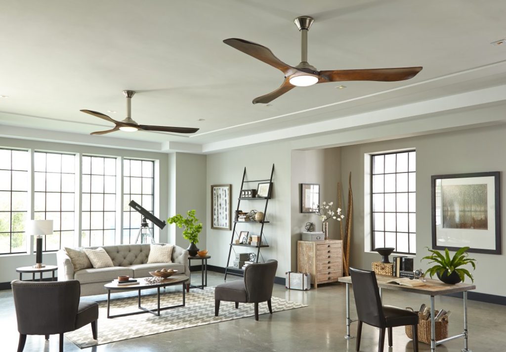living room fans on ground
